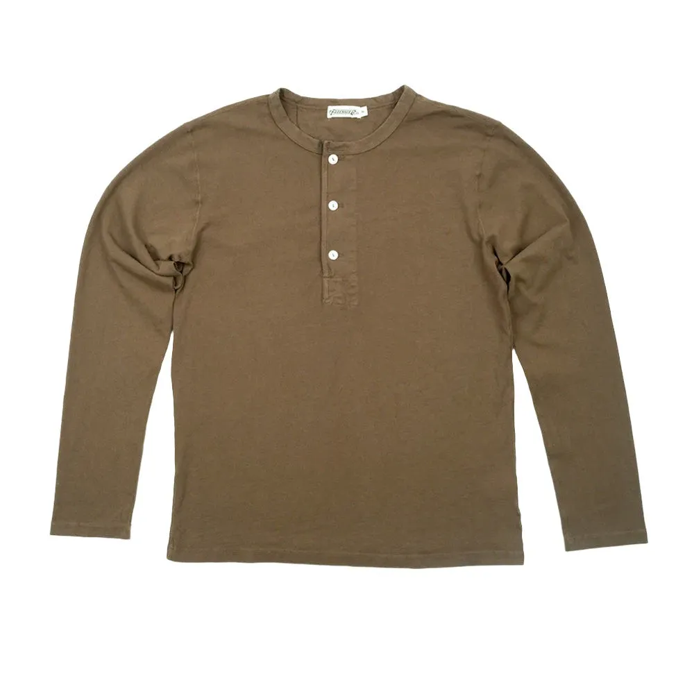 13oz Henley | Cedar