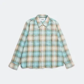 Acid Plaid Lake View Shirt - Blue