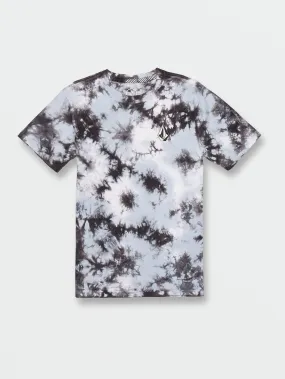 Big Boys Iconic Stone Dye Short Sleeve Tee - Arctic Blue