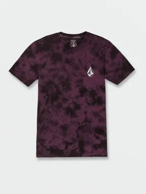 Big Boys Iconic Stone Dye Short Sleeve Tee - Mulberry