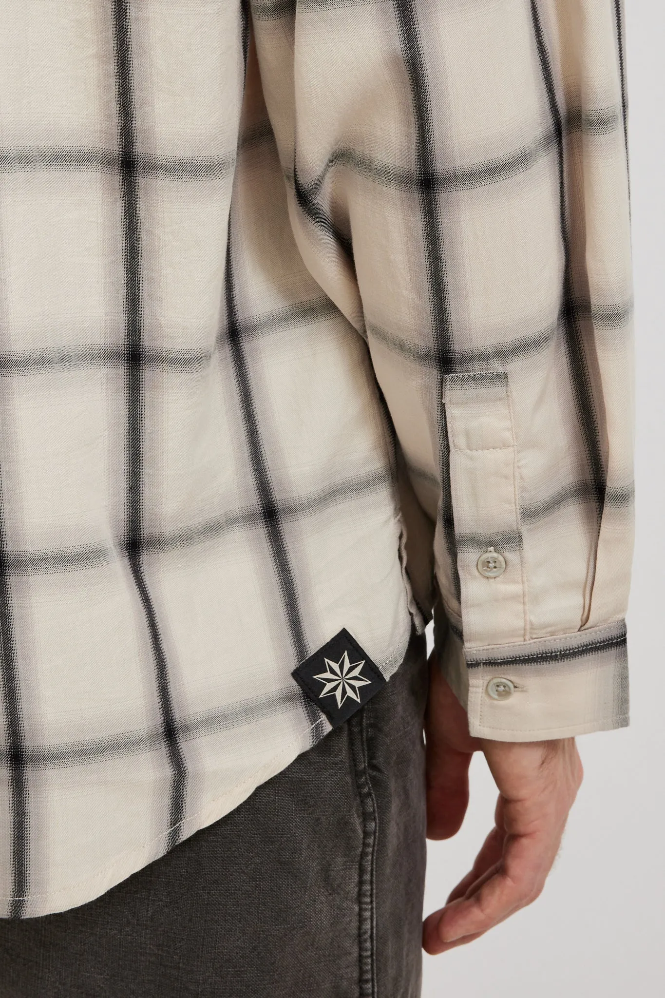 Big LS Shirt Bone Plaid