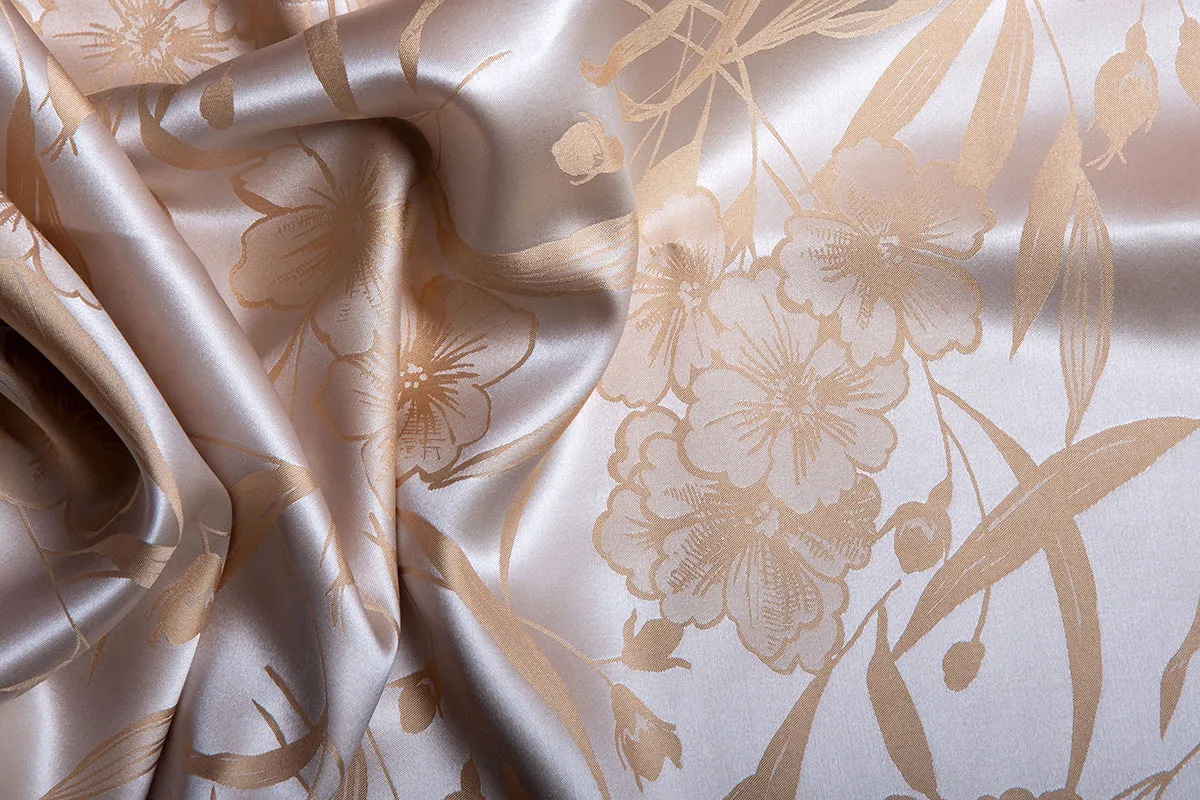Cloe Natural Pure Mulberry Silk Flat Sheet