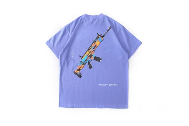 Gun Printed T-Shirt