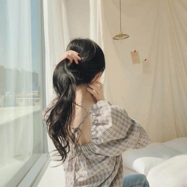 [Korean Style] Bow Linen Cotton Blouses