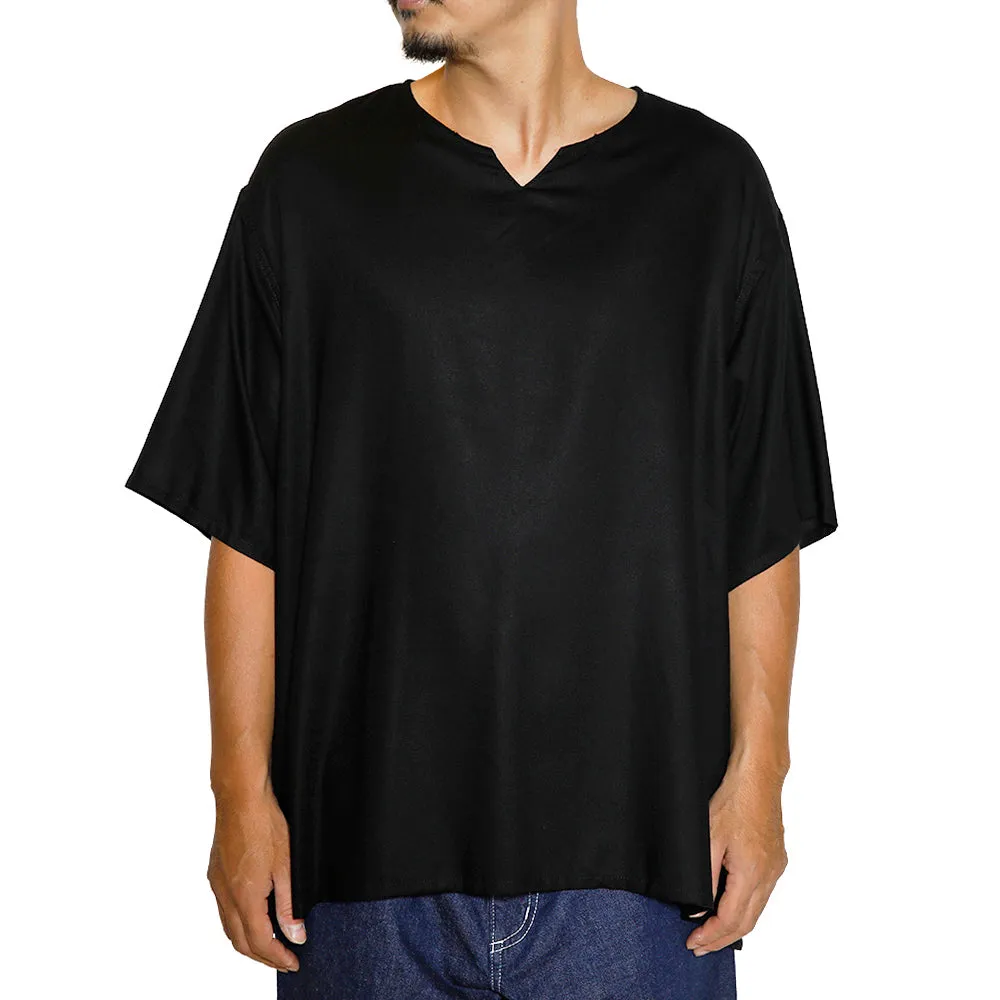 R/P KEY NECK WIDE SILHOUETTE SH
