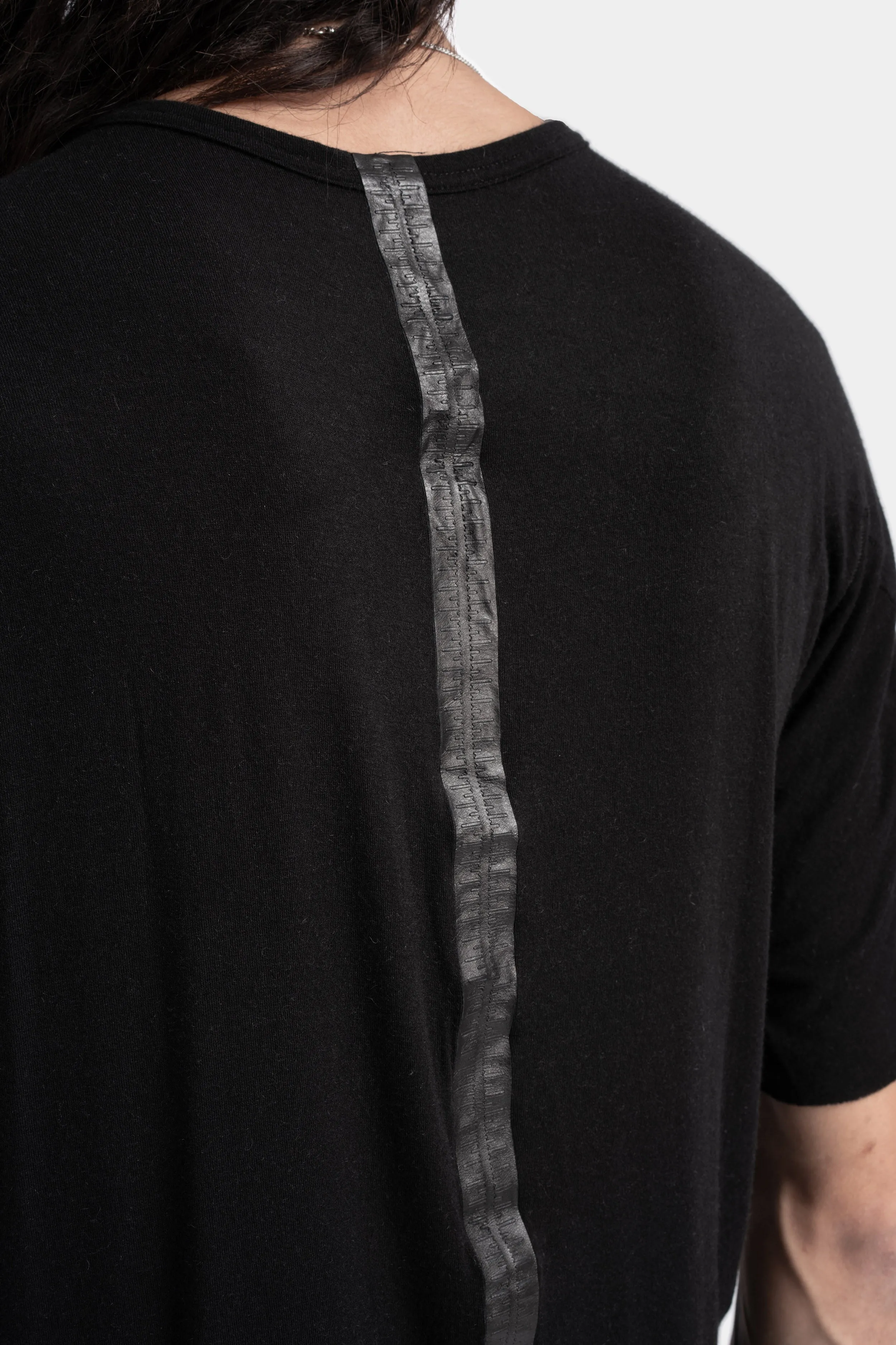 Semi Raglan cashmere blend T-Shirt, Black