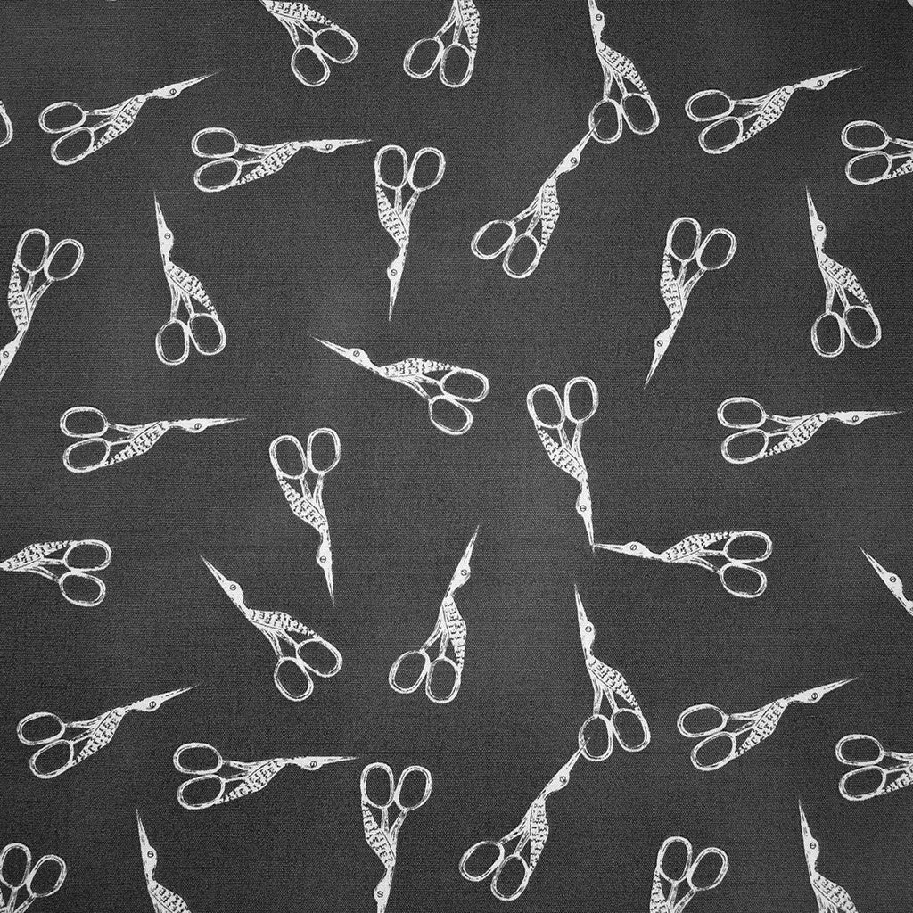 Sew Obsessed Snip in Style Scissors Premium Cotton Charcoal