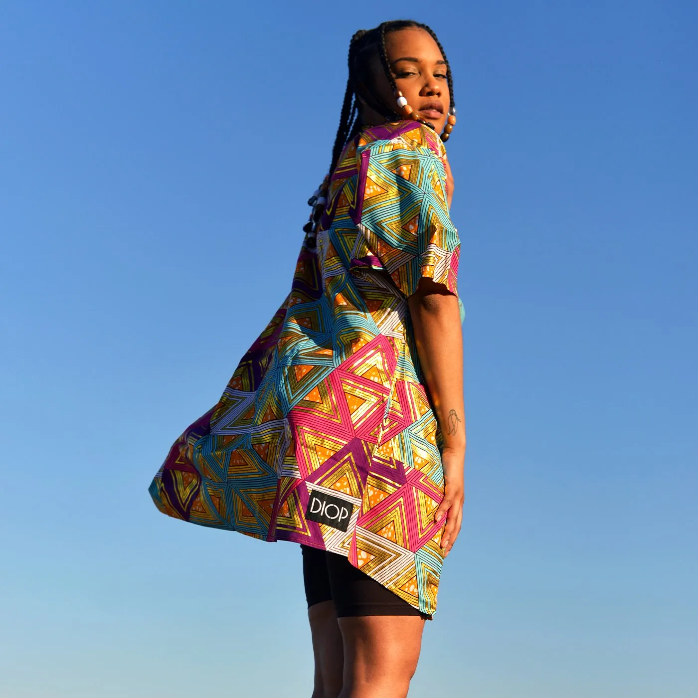 The Cissé Wax Print Robe