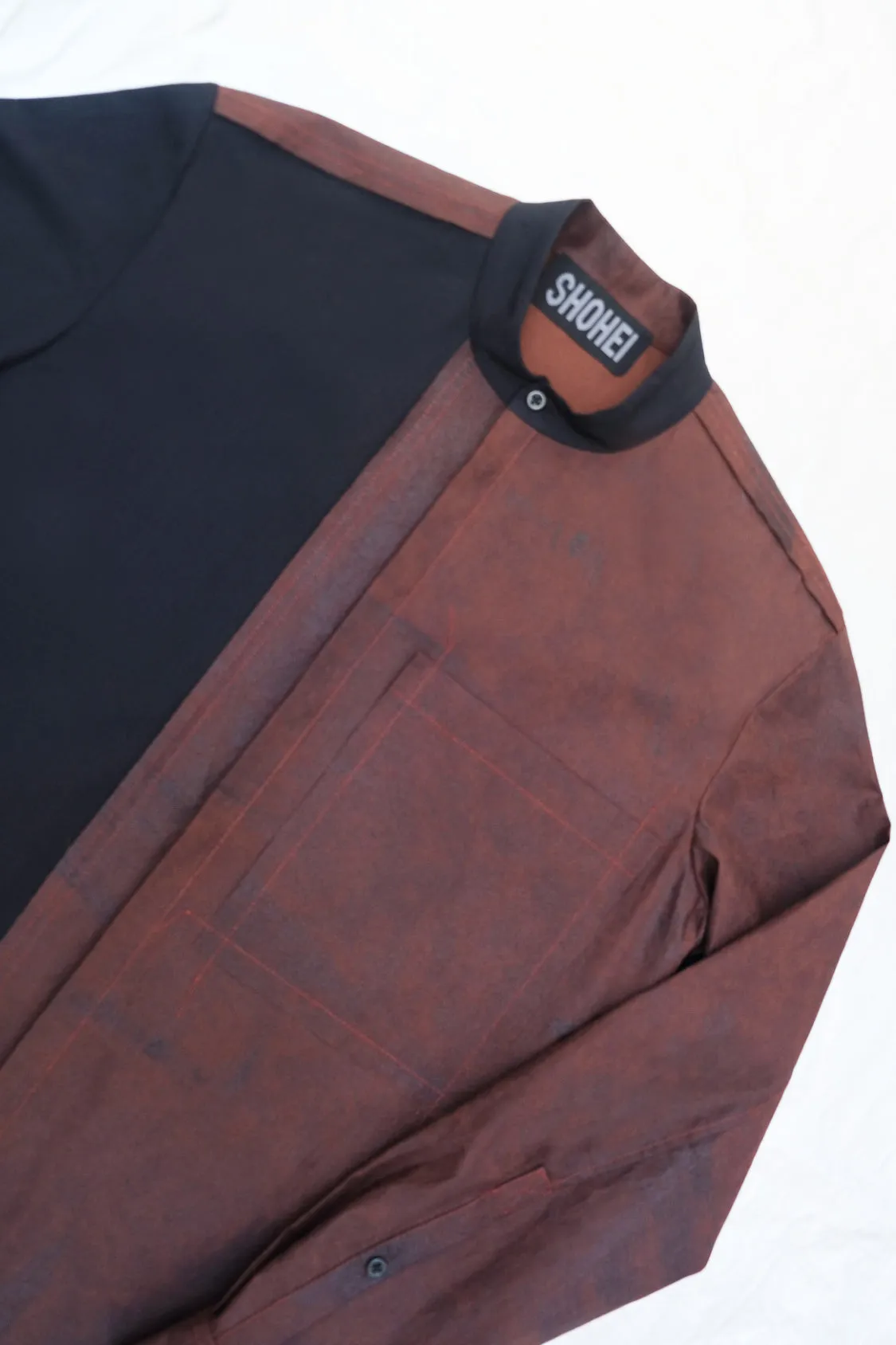 TWO-TONE CONTRAST SHIRT / unisex style
